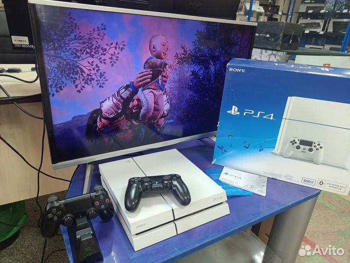 Sony playstation 4 1TB 2 геймпада