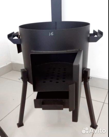 Печь под казан с зольником