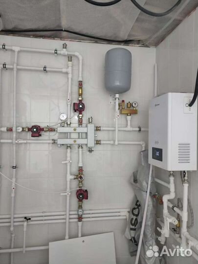 Монтаж отопления и водоснабжения