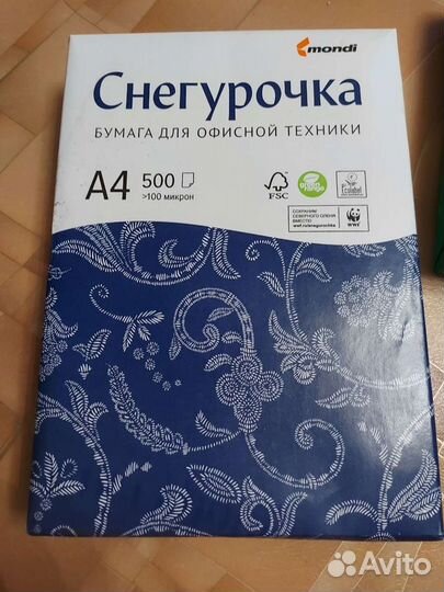 Офисная бумага a4