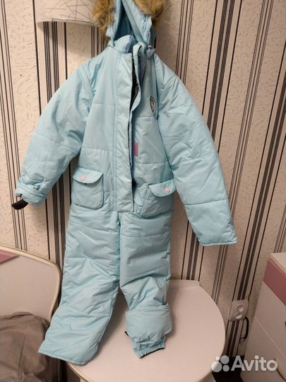 Комбинезон зимний детский размер 116-122