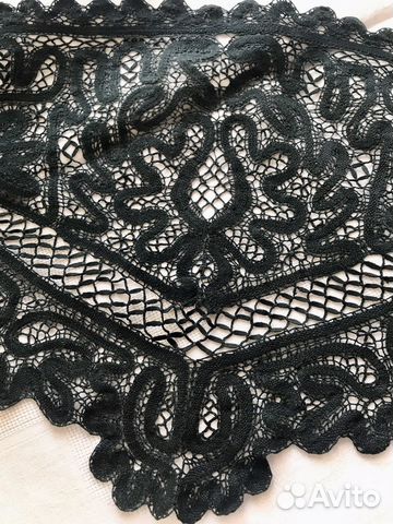 Старинный кружевной платок
