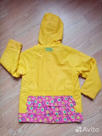 Яркая куртка-дождевик для девочки