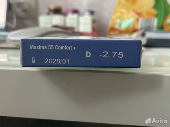 Контактные линзы Maxima 55 Comfort+, -2,75