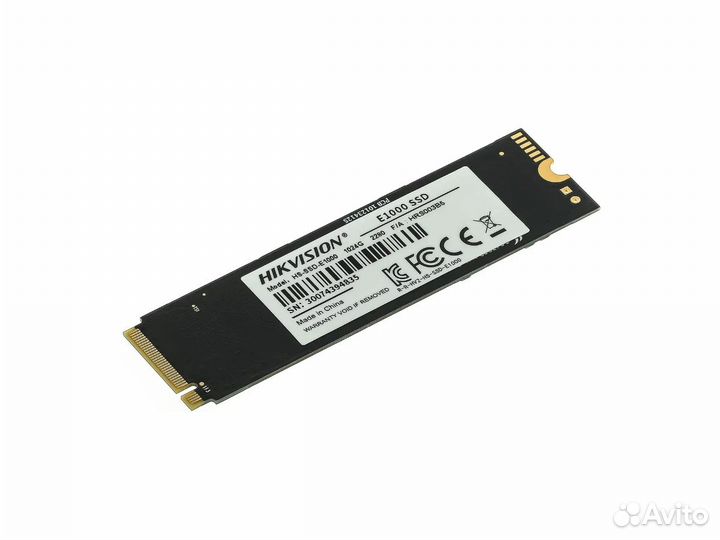 Новый SSD M.2 2280 NVMe 1тб гарантия 3 года