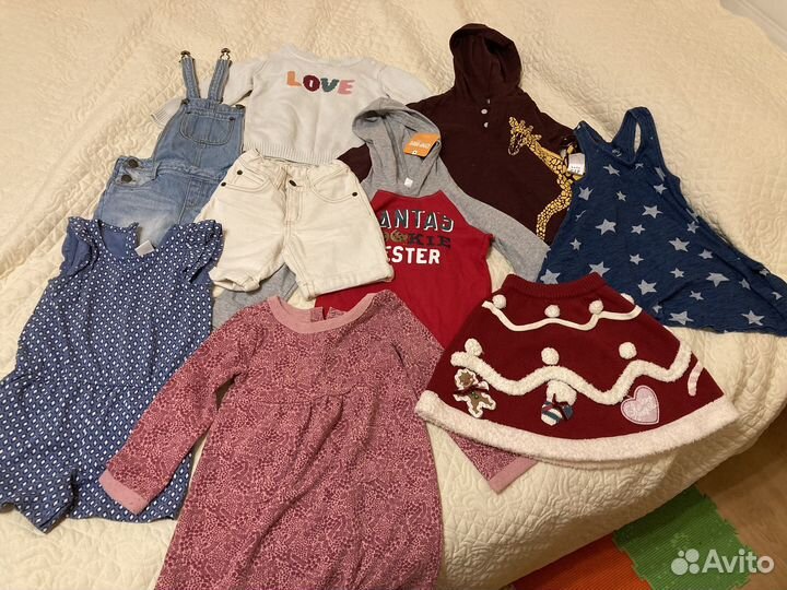 Одежда на девочку на 2 года