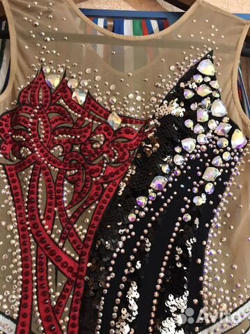 Купальник для художественной гимнастики +\- 150см