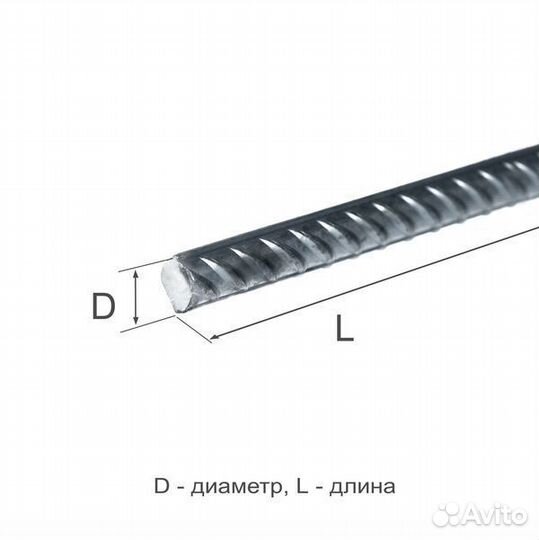 Арматура рифленая, 25 мм