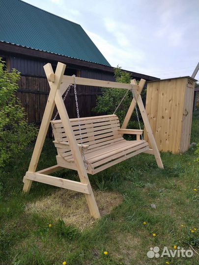 Качели садовые дачные