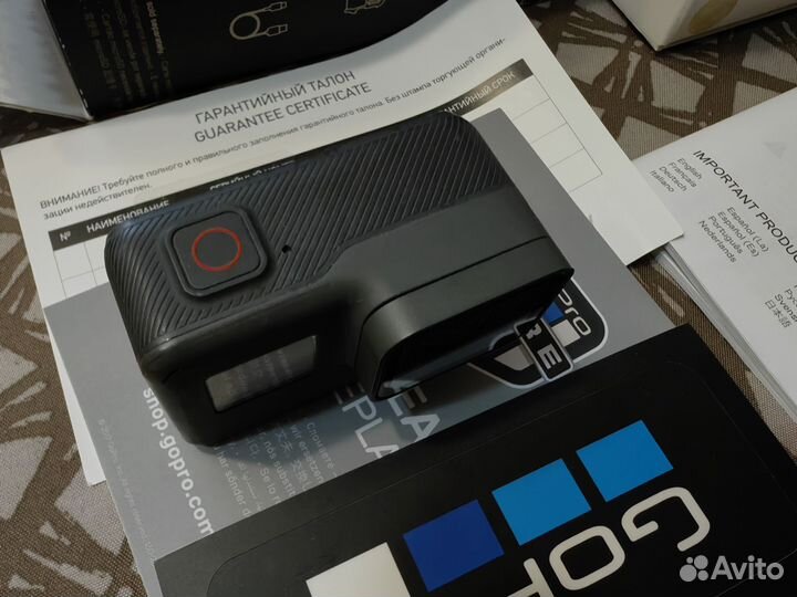 Камера GoPro Hero 6 black + 3 запасные батареи