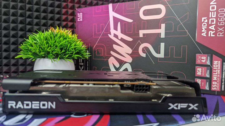 Видеокарта rx 6600 8gb xfx speedster swift 210