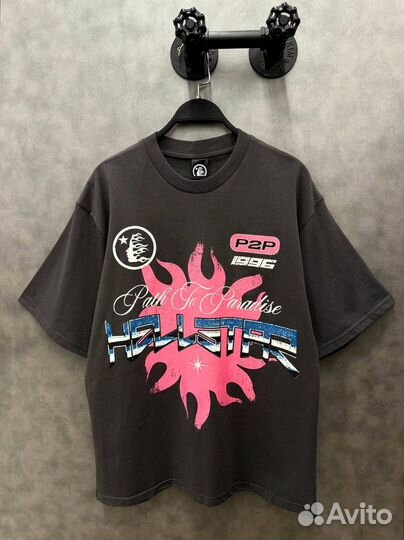 Футболка ретро 90е Hellstar унисекс