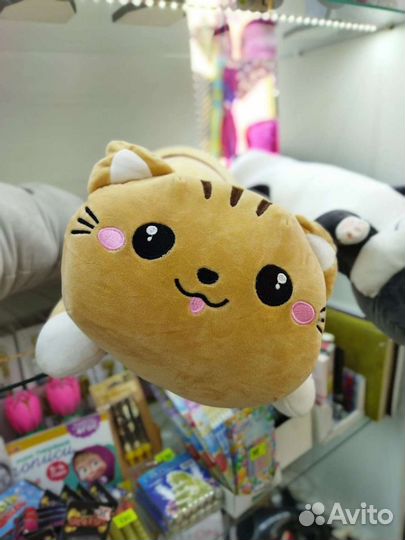 Мягкая игрушка кот батон. Длинный кот