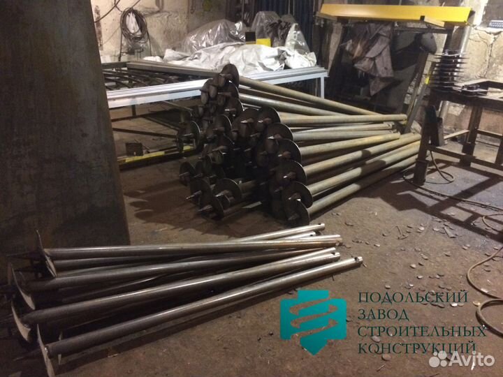 Винтовые сваи d76 L3,5 Фундамент, забор