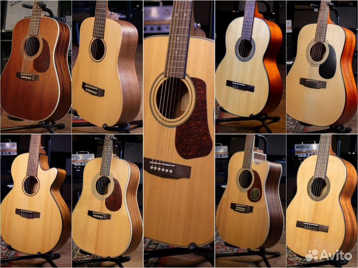 Акустические и классические гитары Cort