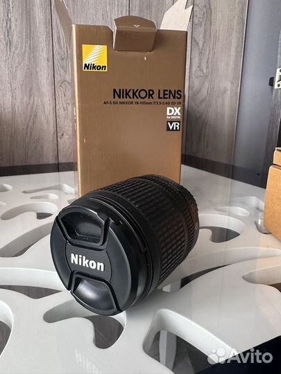 Объектив nikon nikkor AF-S DX 18-105mm f/3.5-5.6G
