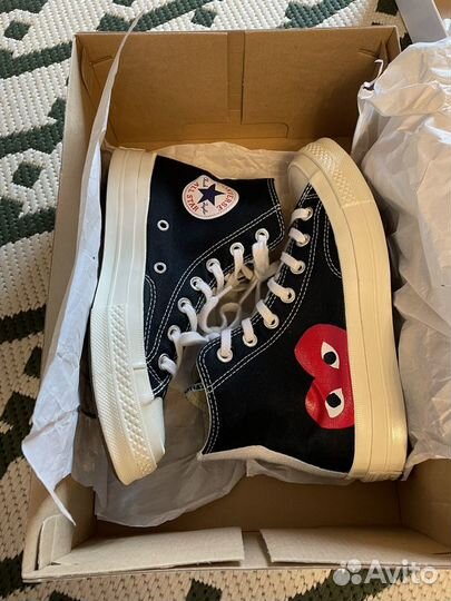 Кеды converse play comme des garcons 24см