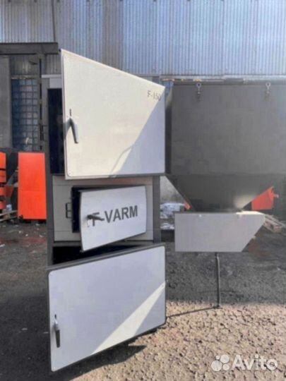 Угольный котел с бункером F-varm GE 60 кВт