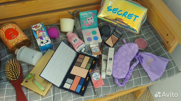 Косметика пакетом тени база пудра косметичка