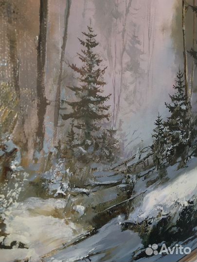 Картина маслом на холсте пейзаж