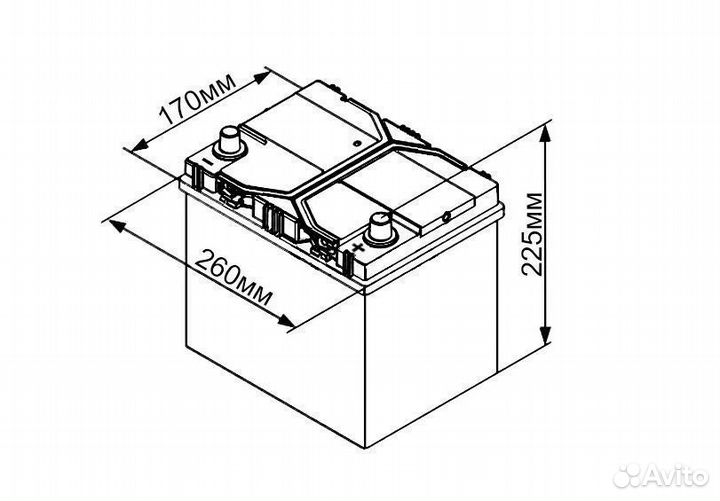 Furukawa 110D26L 80Ah 760A оп аккумулятор авто