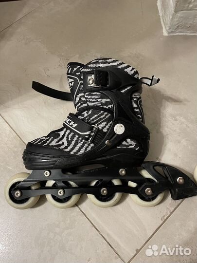 Роликовые коньки детские раздвижные Tech Team