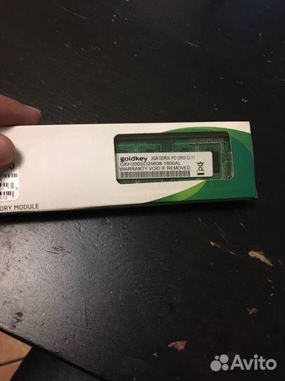 Оперативная память goldkey 2 gb ddr3l pc 12800