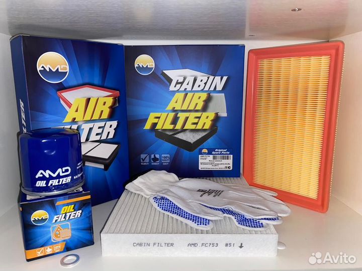 Комплект фильтров для то Kia Rio,Hyundai Solaris