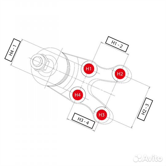 Опора шаровая