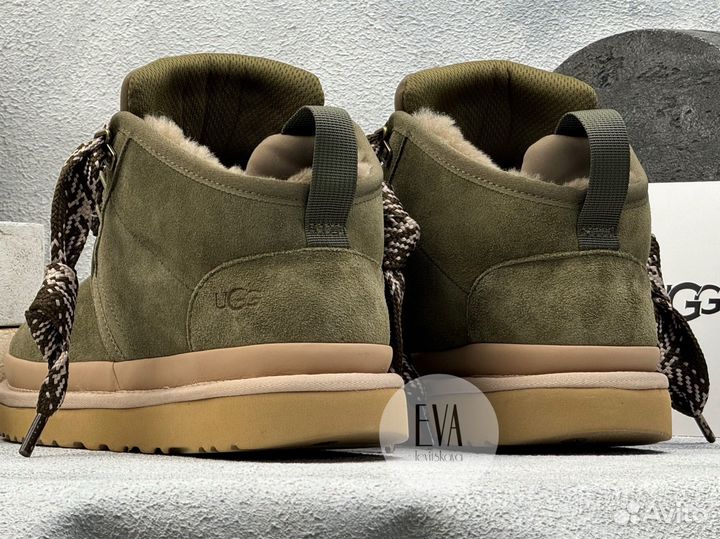 Мужские и женские ботинки UGG neumel green suede