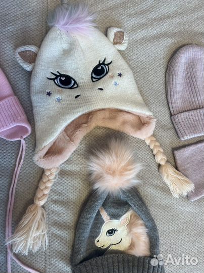 Шапки на возраст 1-4 года