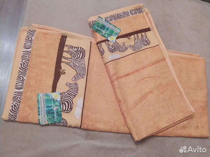 Махровые полотенца новые