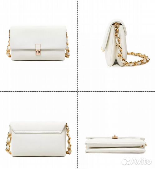Сумка экокожа, новая, белая