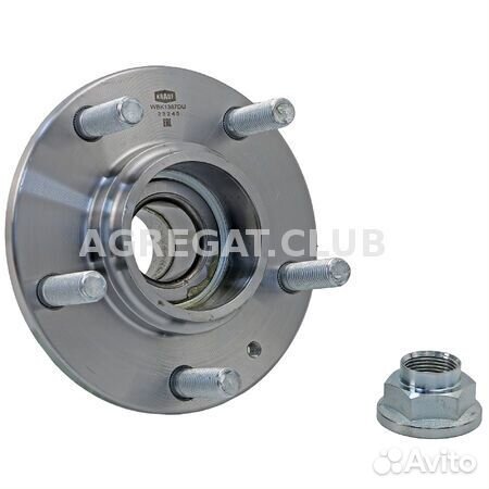 Ступица в сборе krauf WBK1387DU