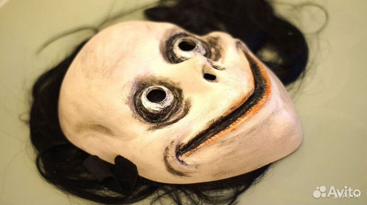 Маска Момо Momo mask with WIG (Hair)