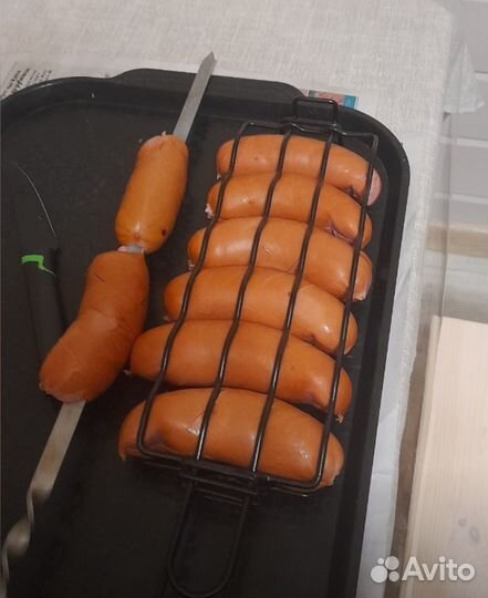 Решетка для сосисок для мангала и гриля