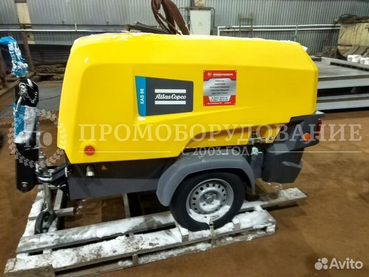 Винтовой дизель компрессор Atlas Copco 5 куб/мин