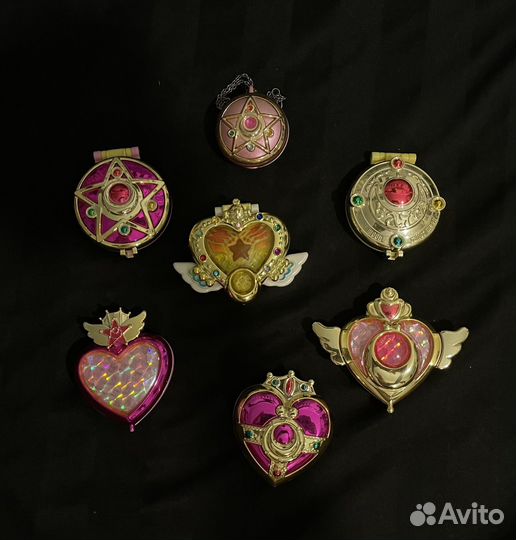 Sailor moon сейлор мун броши компакты зеркала