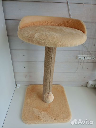 Когтеточка с лежанкой для котенка