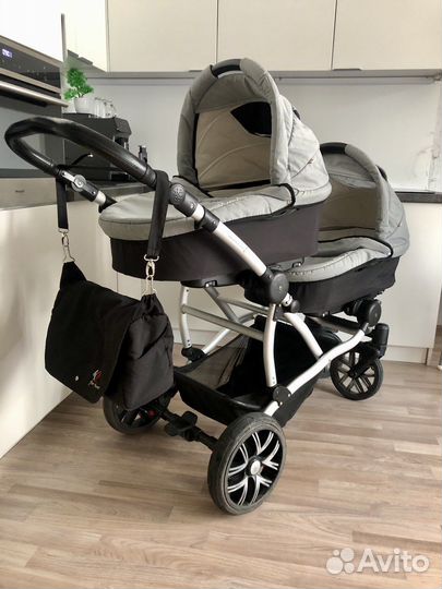 Коляска для двойни/погодок bebetto 42