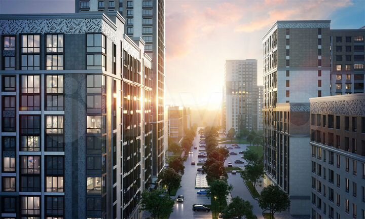 2-к. квартира, 64,8 м², 12/16 эт.