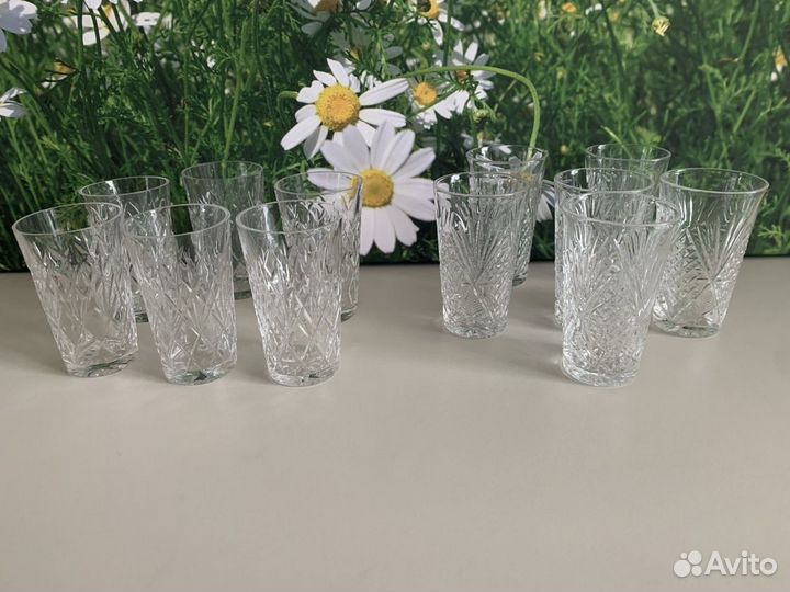 Хрустальные стаканы СССР