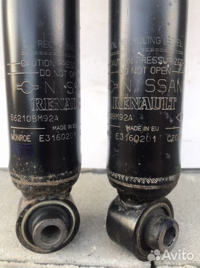 Амортизаторы Renault.Nisan.Mitsubishi /Tayota/мв