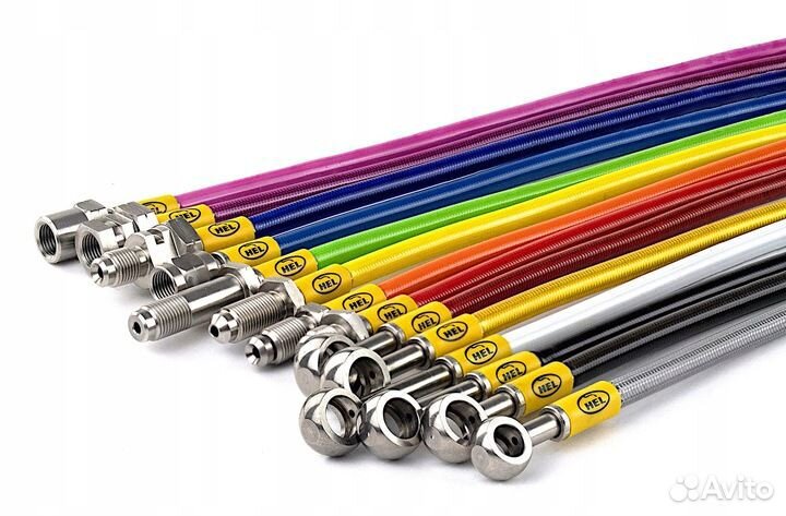 Армированные тормозные шланги HEL на автомобили