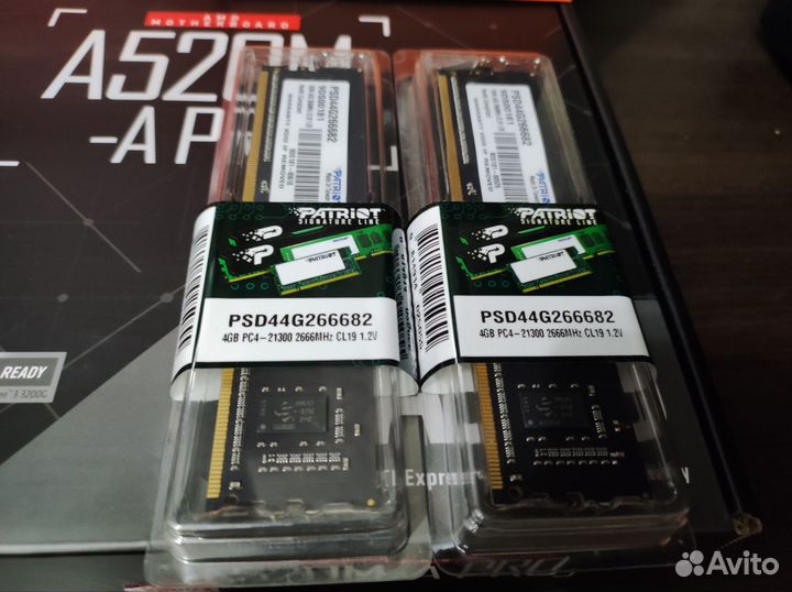 Ryzen 5 5500 /MSI A520/башня/8gb/ssd 128gb