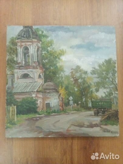 Картина маслом холст Баканов