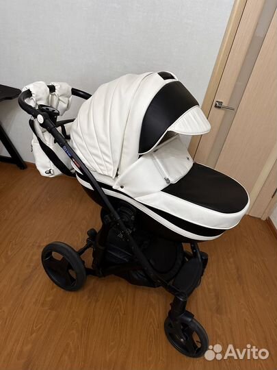 Коляска 3 в 1 Bebe Mobile из экокожи