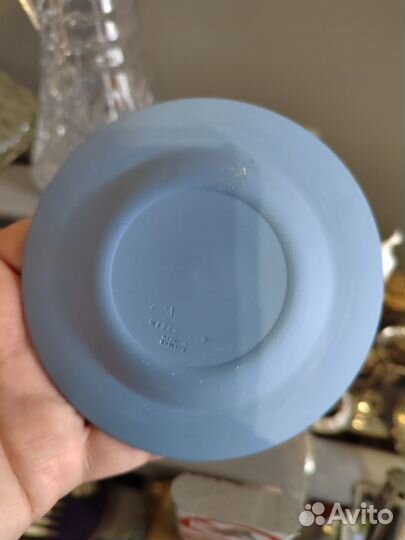 Блюдце Три Сестры Бисквитный Фарфор Wedgwood