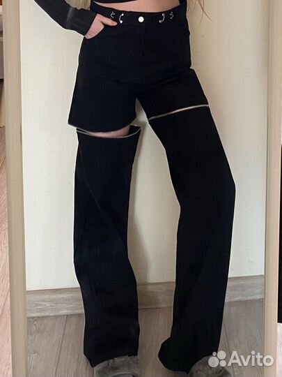 Джинсы широкие