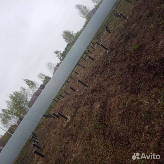 Монтаж винтовых свай